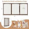 Wooden Pet Fence for Cats Small and Medium Dogs