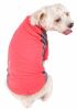 Pet Life Active Barko Pawlo Relax Stretch Wick Proof Performance Dog Polo T-Shirt