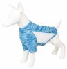Pet Life Active Warf Speed Heathered Ultra Stretch Sport Performance Dog T-Shirt