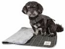 Touchdog Windowpane Plaid Dog Jacket + Reversible Mat (2-in-1 Set)