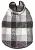 Pet Life “Black Boxer” Classical Plaid Insulated Dog Coat Jacket