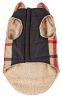 Pet Life Allegiance Plaid Insulated Dog Jacket