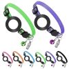 Pet Anti Lost Address Pendant Collar With Bell For Airtag