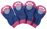 Dog Socks with Rubberized Soles for Traction and Paw Protection