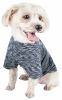 Pet Life Active Warf Speed Heathered Ultra Stretch Sport Performance Dog T-Shirt