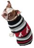 Striped Ribbed Turtleneck Dog Sweater