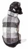 Pet Life “Black Boxer” Classical Plaid Insulated Dog Coat Jacket