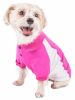 Pet Life Active Barko Pawlo Relax Stretch Wick Proof Performance Dog Polo T-Shirt