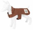Touchdog Windowpane Plaid Dog Jacket + Reversible Mat (2-in-1 Set)