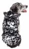 Pet Life Luxe “Paw Dropping” Gray-Scale Tiger Pattern Mink Fur Dog Coat Jacket