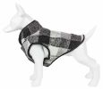 Pet Life “Black Boxer” Classical Plaid Insulated Dog Coat Jacket