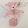 Dog Harness for Small Dogs Adjustable Dog Puppy Kitten Cat Harness and Leash Set Dog Leash Dog Cat Collar Dog Cat Accessories
