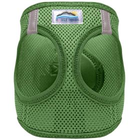 American River Solid Ultra Choke Free Dog Harness (Color: Dark Forest Green, size: X-Large)