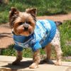 Combed Cotton Dog Sweater with Snowflake & Hearts Design