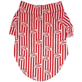 Hawaiian Camp Shirt (Color: Movie Theater Popcorn Box, size: X-Large)