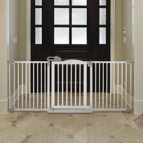One-Touch Gate II Extension (Option: Touch Gate II Wide in White)