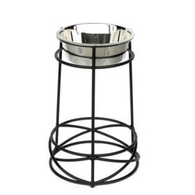 Tall Elevated Dog Bowl with Mesh Design (Option: Extra Large)