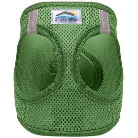 American River Solid Ultra Choke Free Dog Harness (Color: Dark Forest Green, size: X-Small)