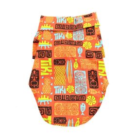 Hawaiian Camp Shirt (Color: Tiki, size: small)