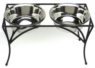Arbor Style Elevated Dog Feeder – Large (Option: Large)