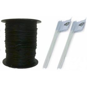 Essential Pet Heavy Duty In-Ground Fence Kit (Option: Ground Fence Wire and Flag Kit 1000 Feet)